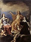 Andrea Sacchi The Three Magdalenes painting